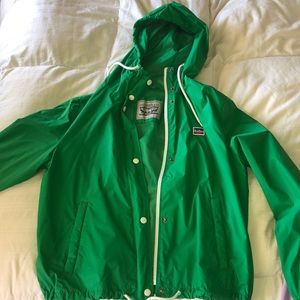 Levi’s windbreaker/rain jacket, Medium, Green